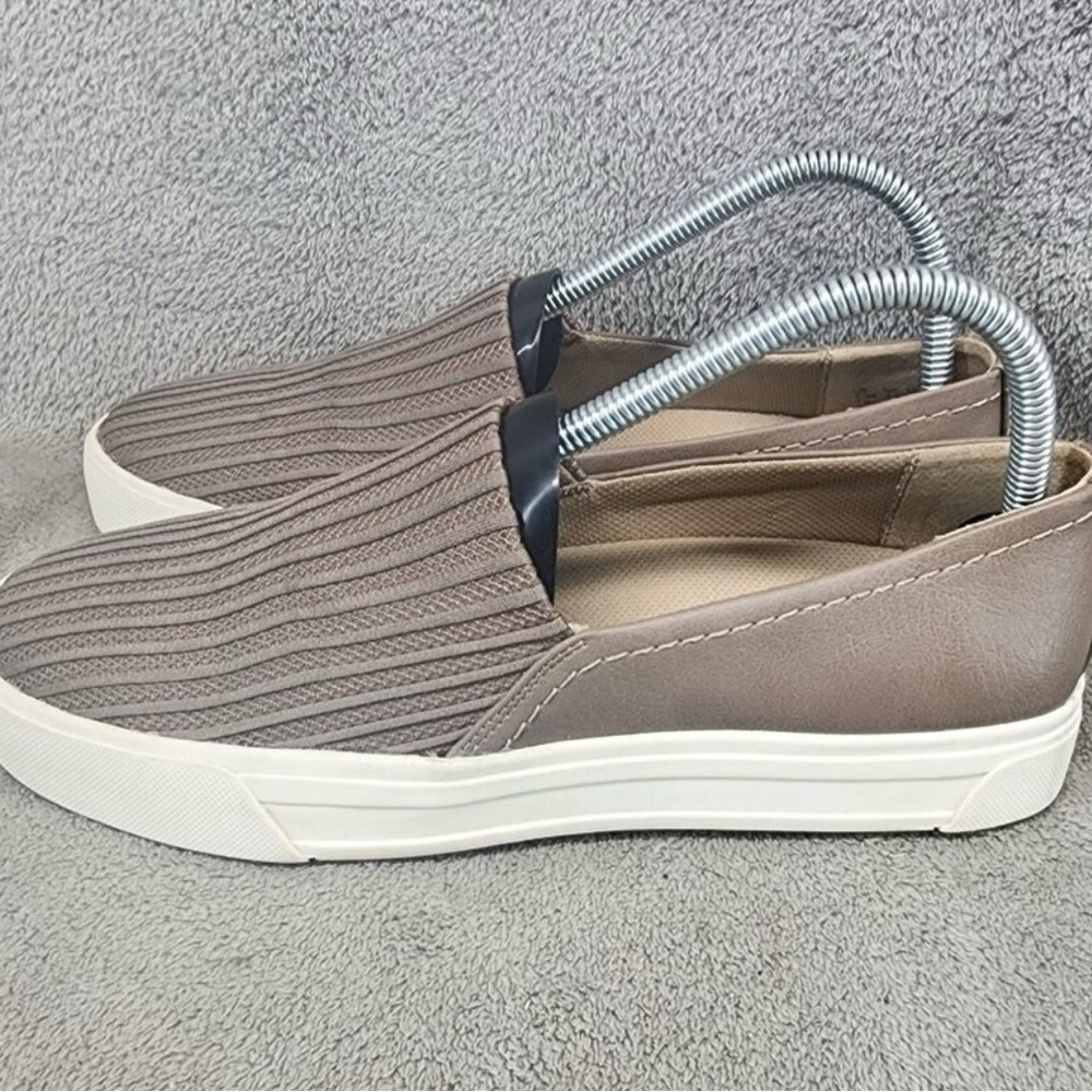 Naturalizer Shoes Womens Size 7.5 Brogan Taupe Brown Slip On Sneakers